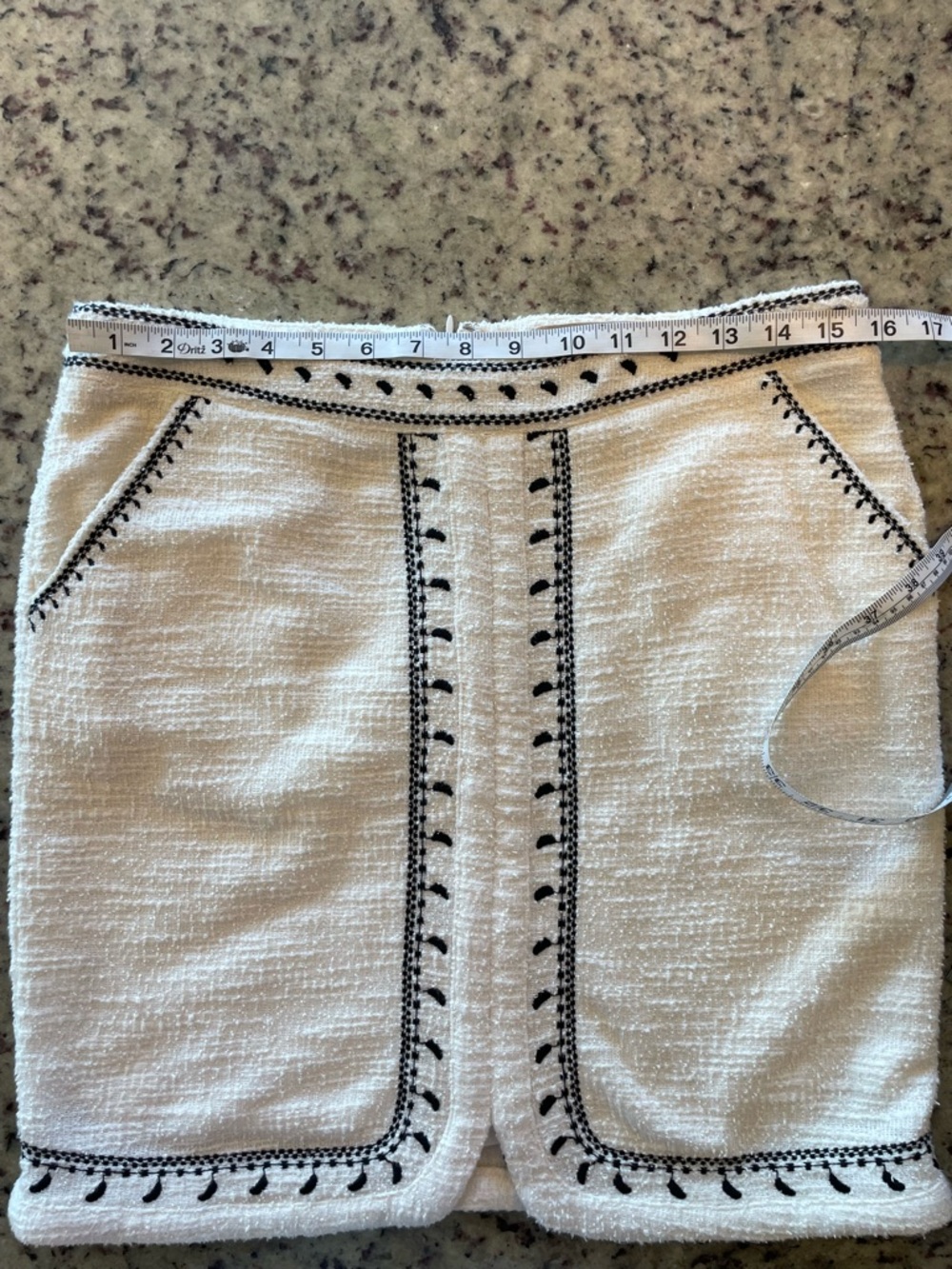 Anthropologie Dolan “left coast Tulley” textured mini skirt SZ M - Picture 5 of 7
